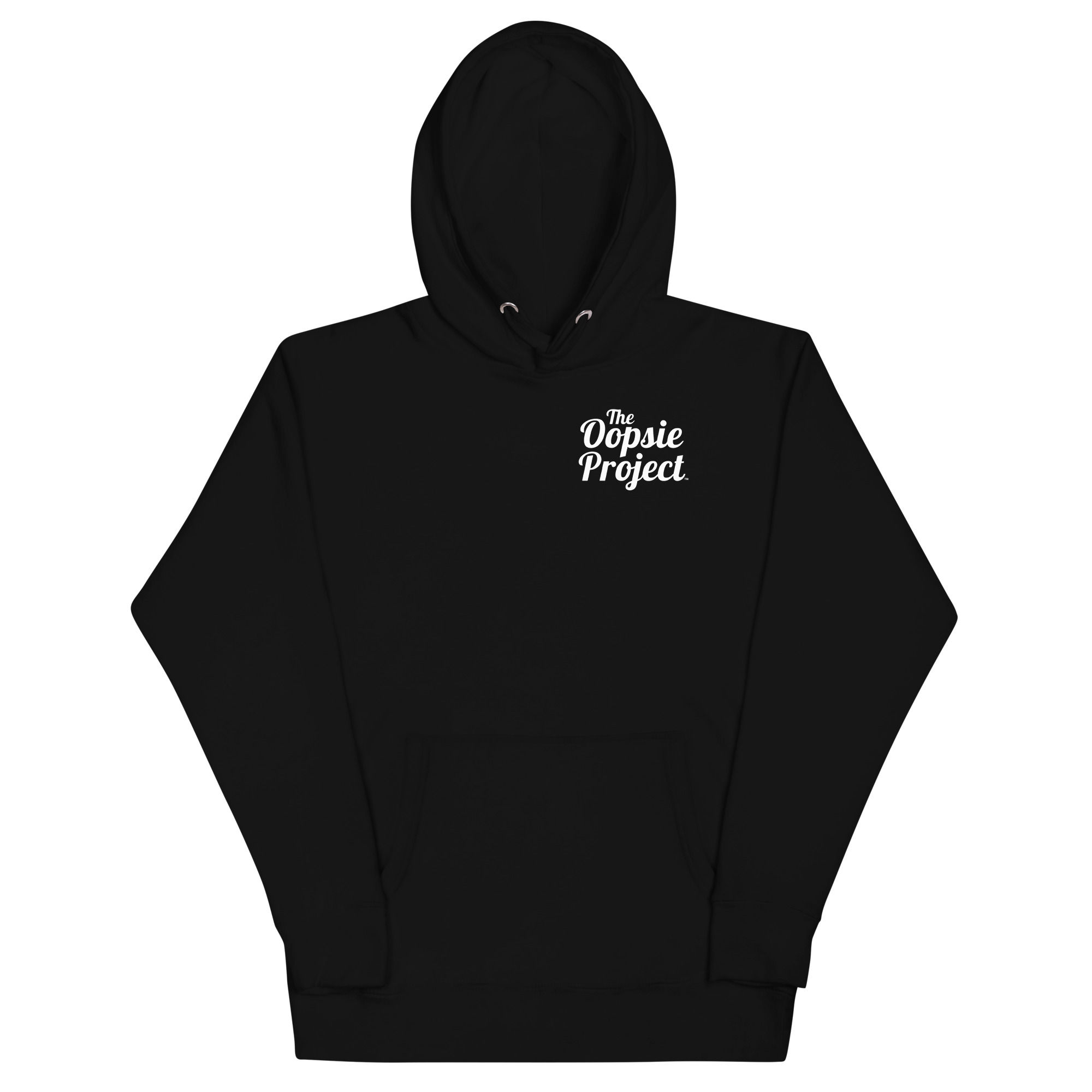 Unisex Hoodie - Front: The Oopsie Project | Back: Good for Girls
