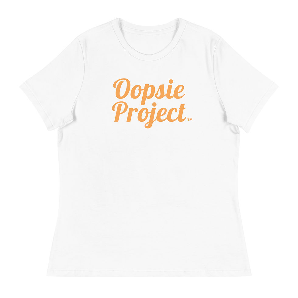 Thumbnail: Ladies Oopsie Project Tee (Orange)