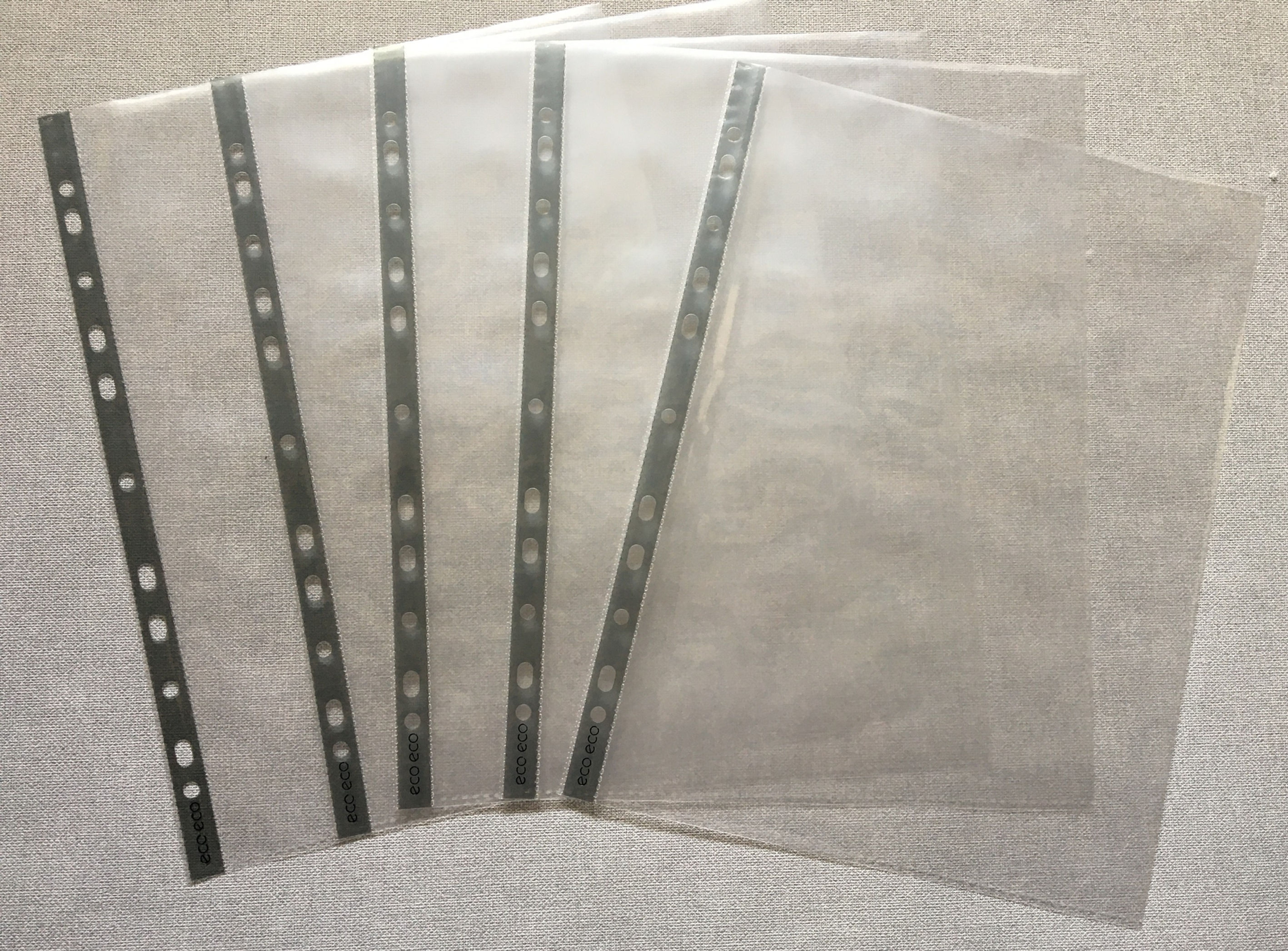 Eco Friendly Punched Pockets for Filing