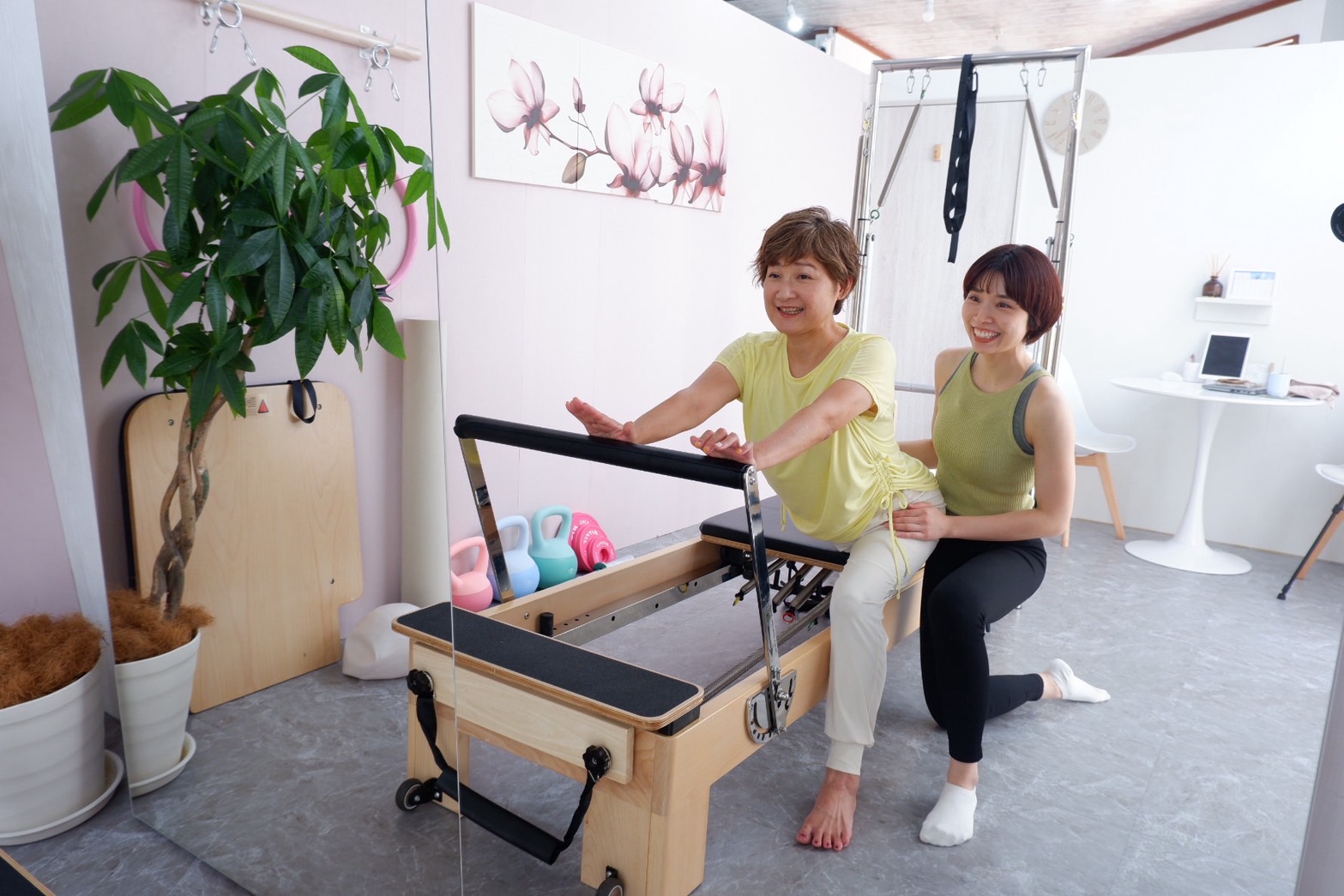 ファーストピラティス池田店のスタジオ内観