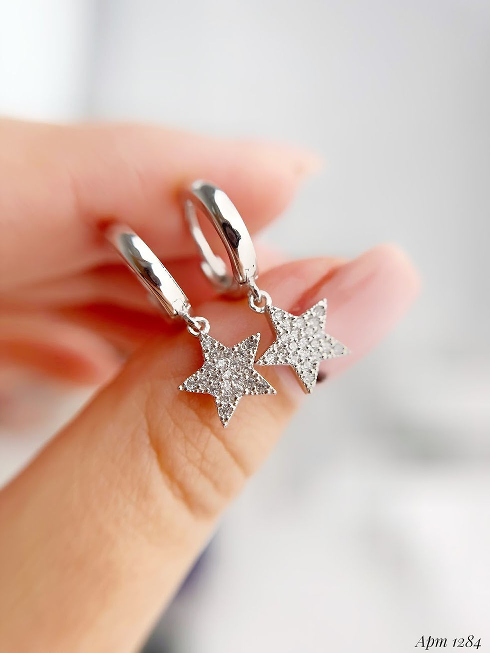Срібні сережки зірочки