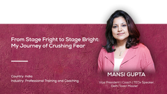 From Stage Fright to Stage Bright: My Journey of Crushing Fear | Mansi Gupta