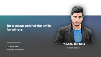 Be a cause behind the smile for others | Yasir Ishaq