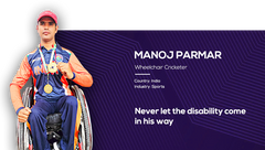 Never let the disability come in his way | Manoj Parmar