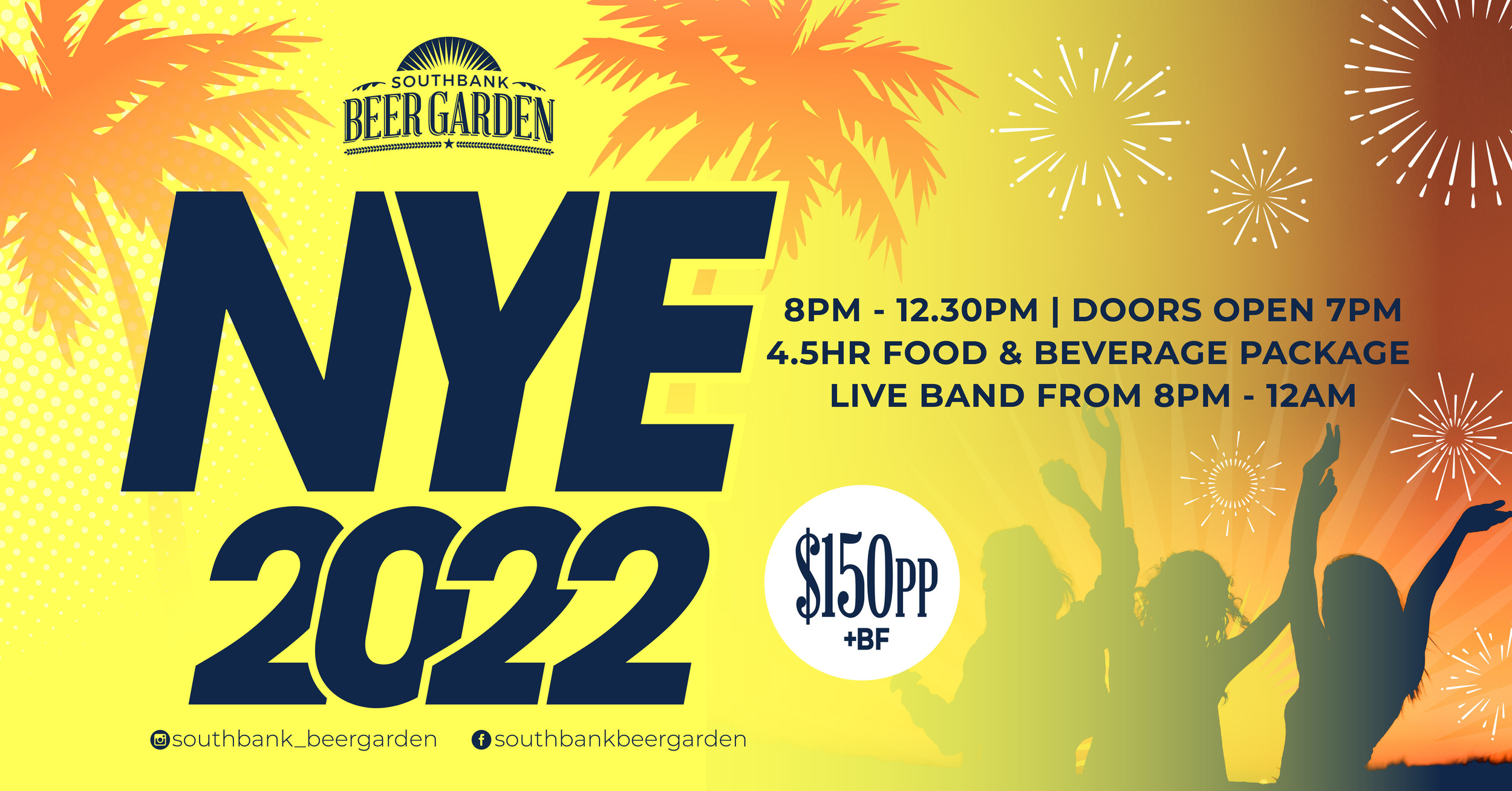 New Years Eve Southbank Beer Garden