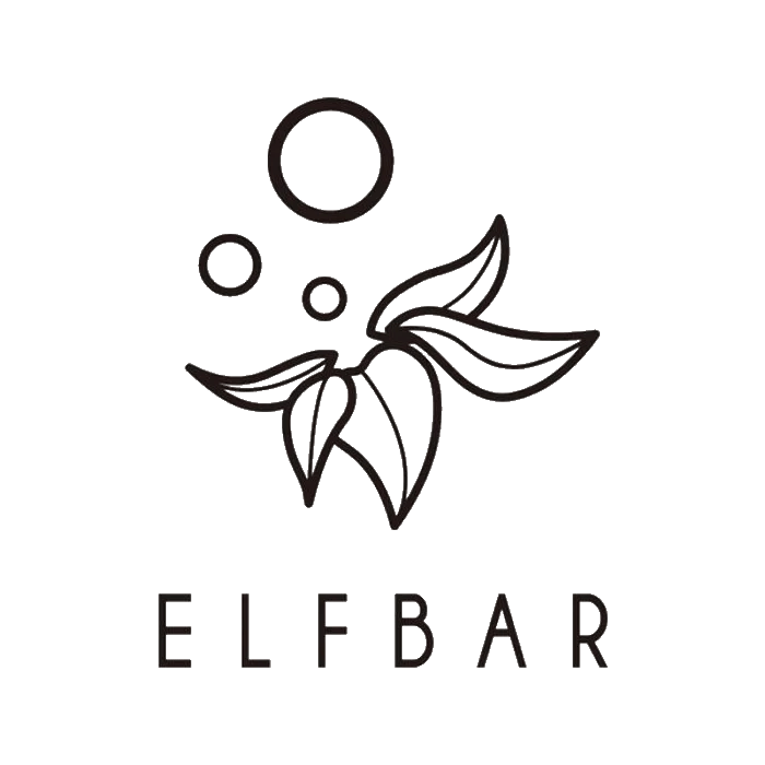 ELFBAR BLACK LOGO PNG