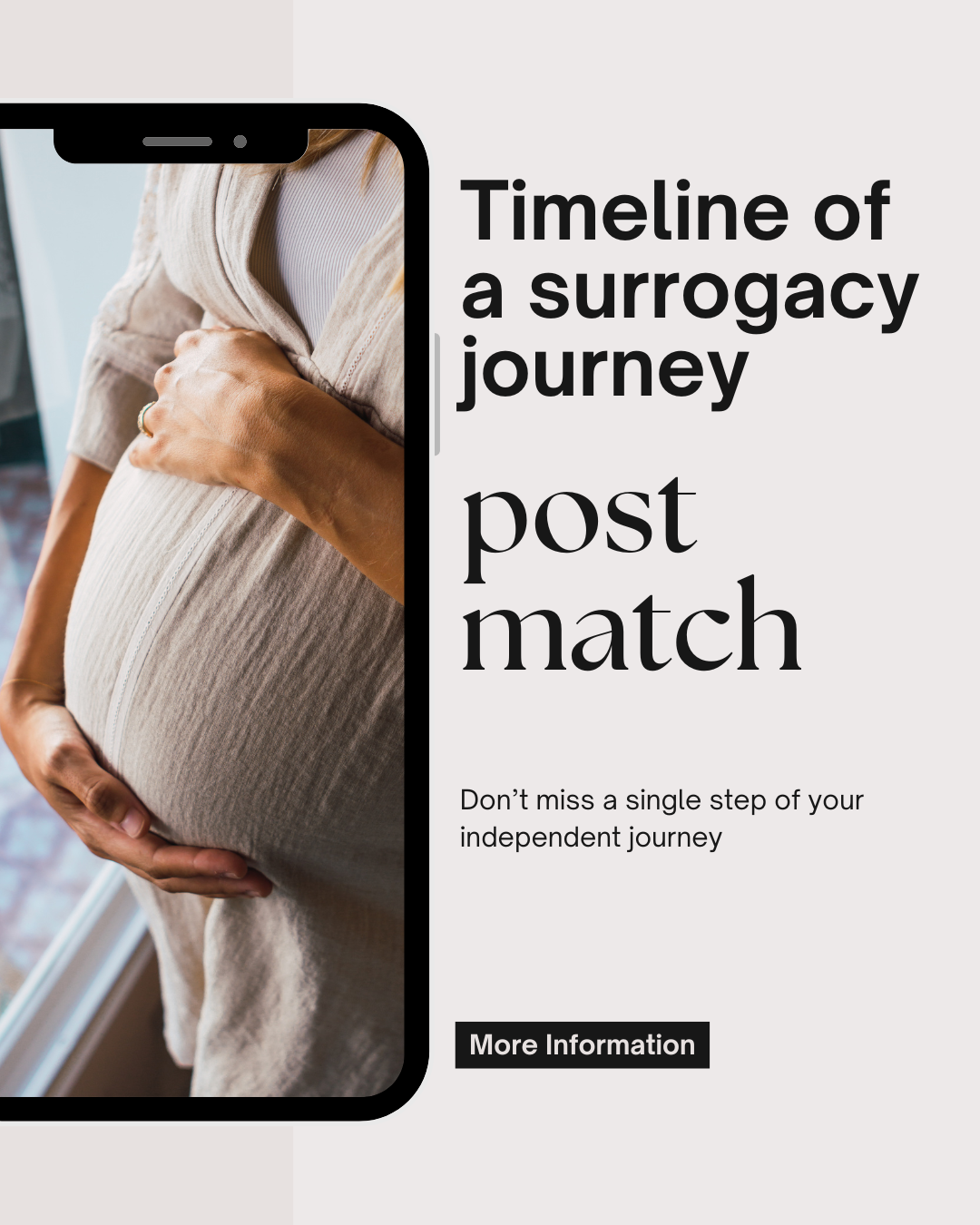 Timeline of a surrogacy journey post match