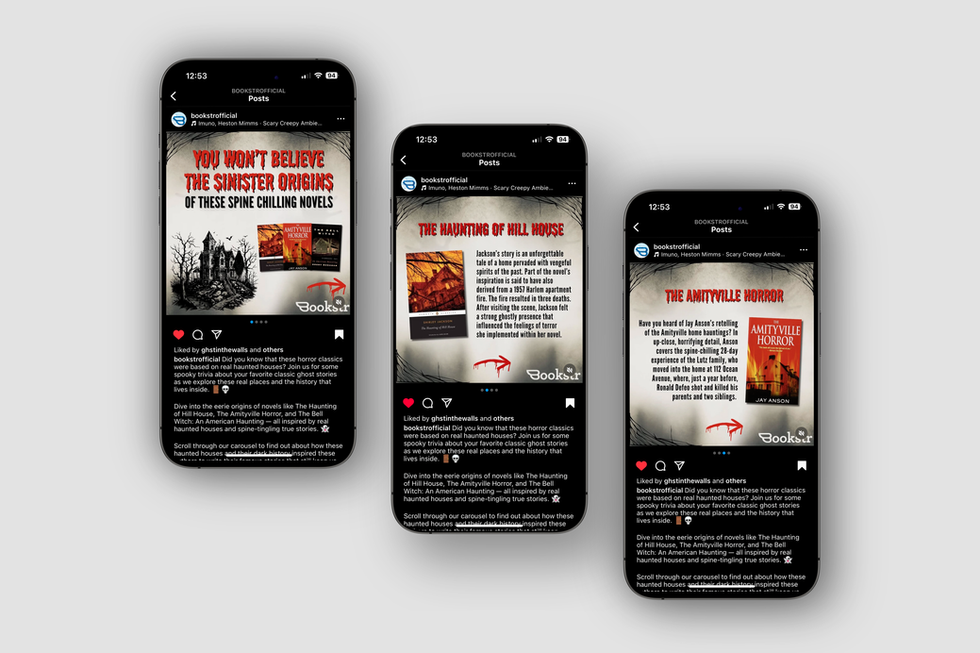 Haunted Stories Instagram Mockup