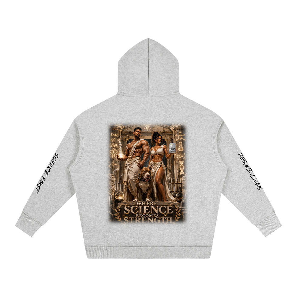 Thumbnail: Oversize PSN Greek God Fleeced Hoodie (Black logo)
