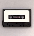 Ruban cassette en noir et blanc