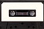 Black and White Cassette Tape