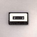 Black and White Cassette Tape