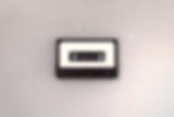 Black and White Cassette Tape