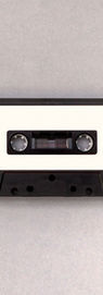 Black and White Cassette Tape