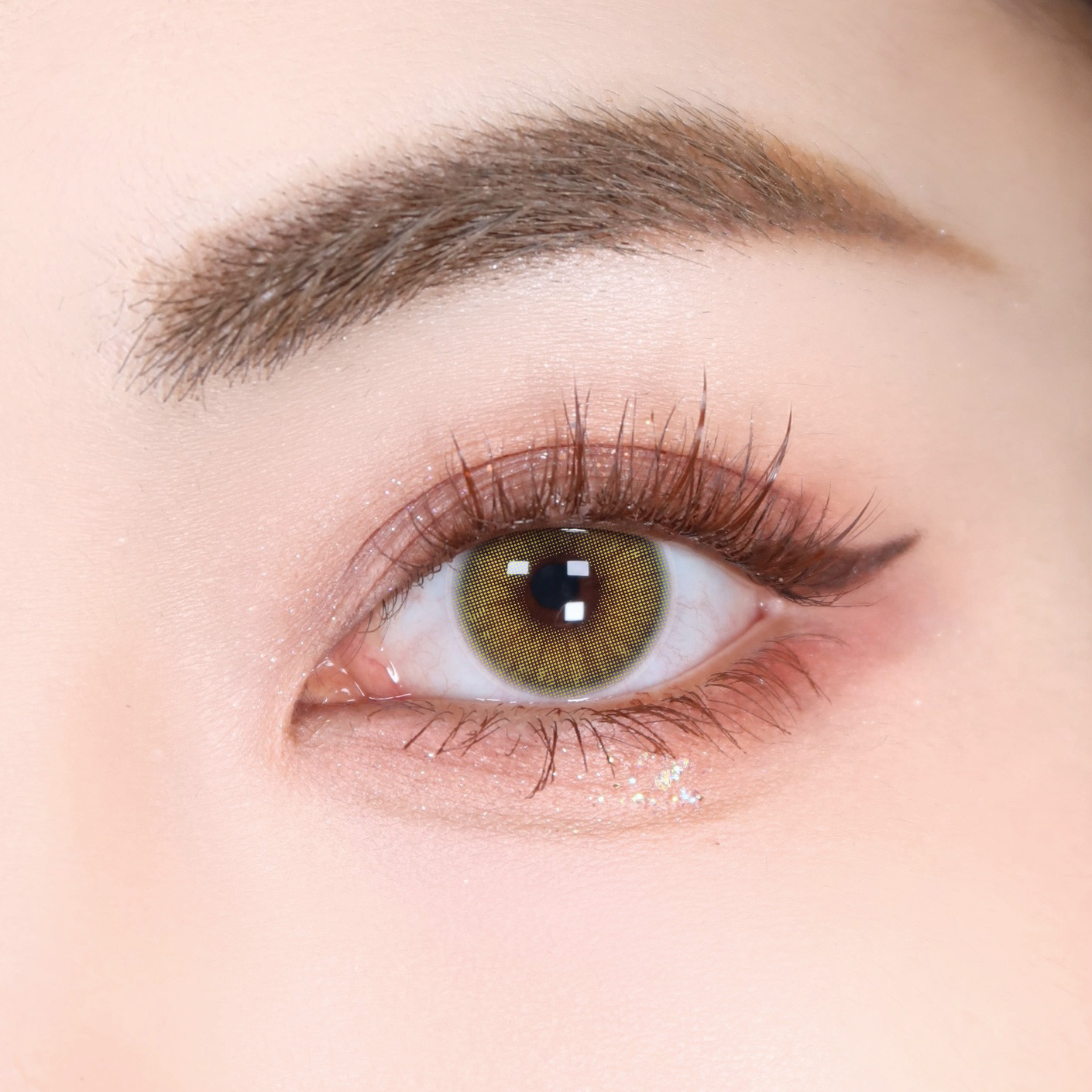 lentille de couleur amber