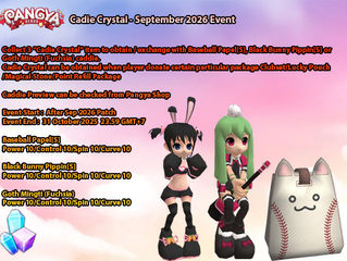 Pangya Debug - Caddie Crystal Event - September 2026