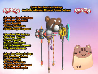 Pangya Debug - Cyber Bear Donation Package - July 2025