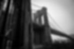 Black and white Brooklyn Bridge photo for creative portfolio