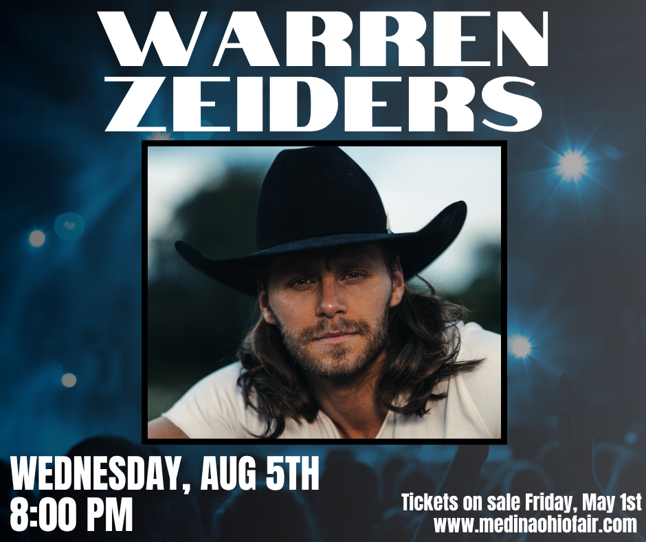 Warren Zeiders Concert August 5.