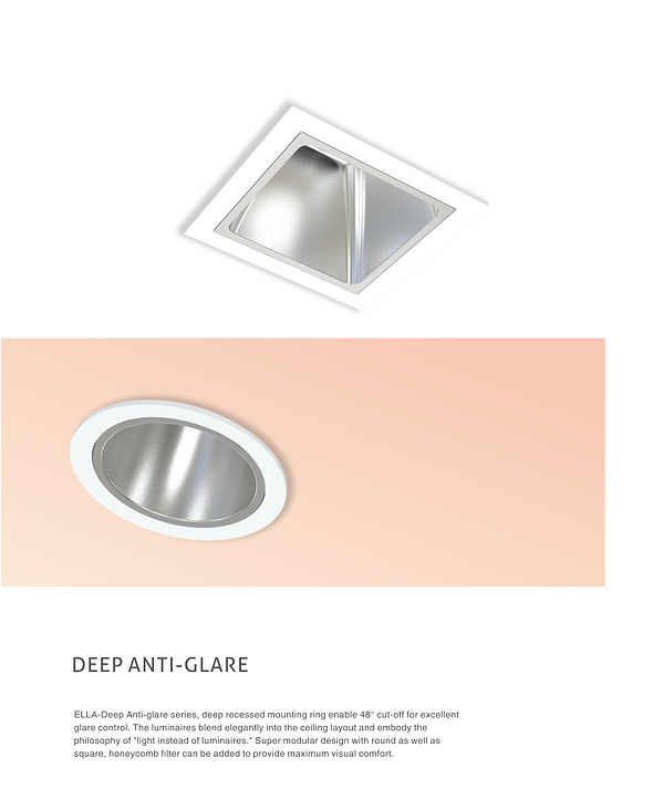 Round Ella downlight application