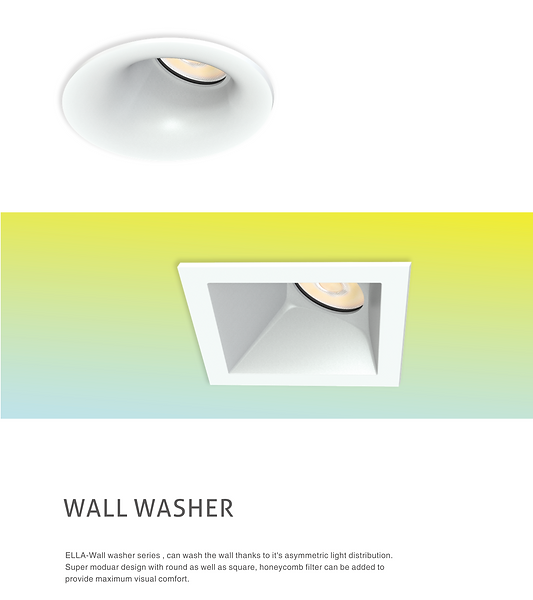 Square Ella downlight application