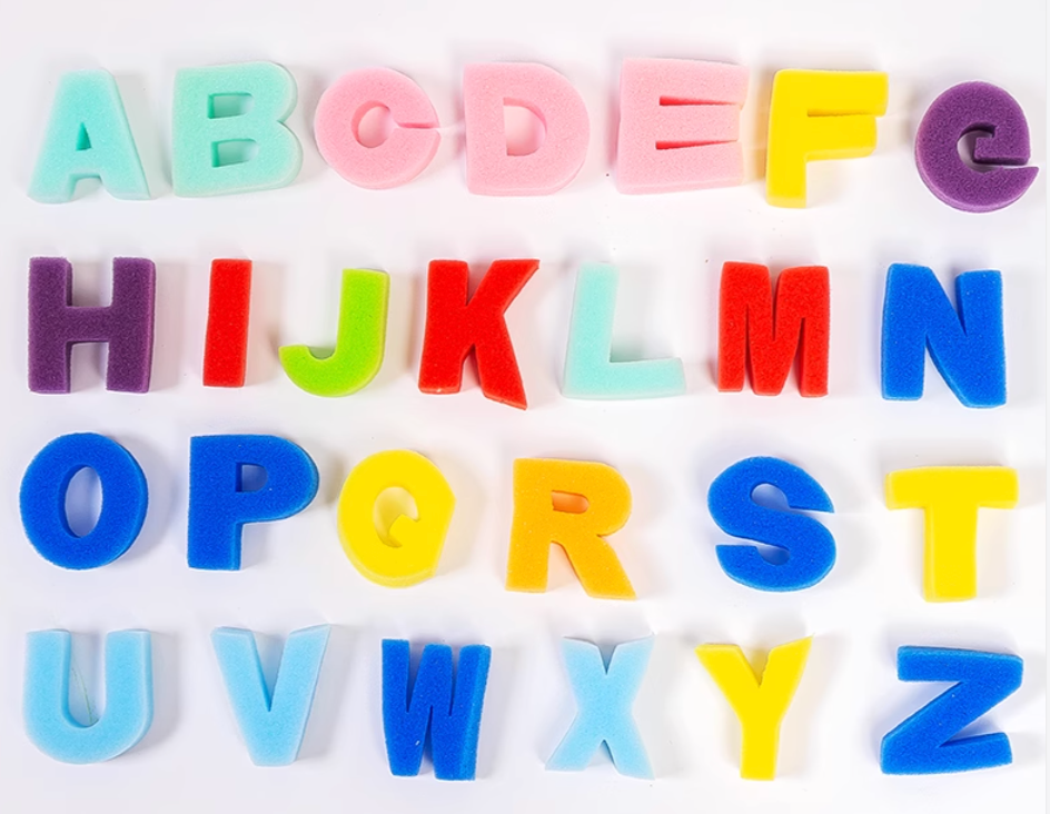 26個英文字母海棉印章