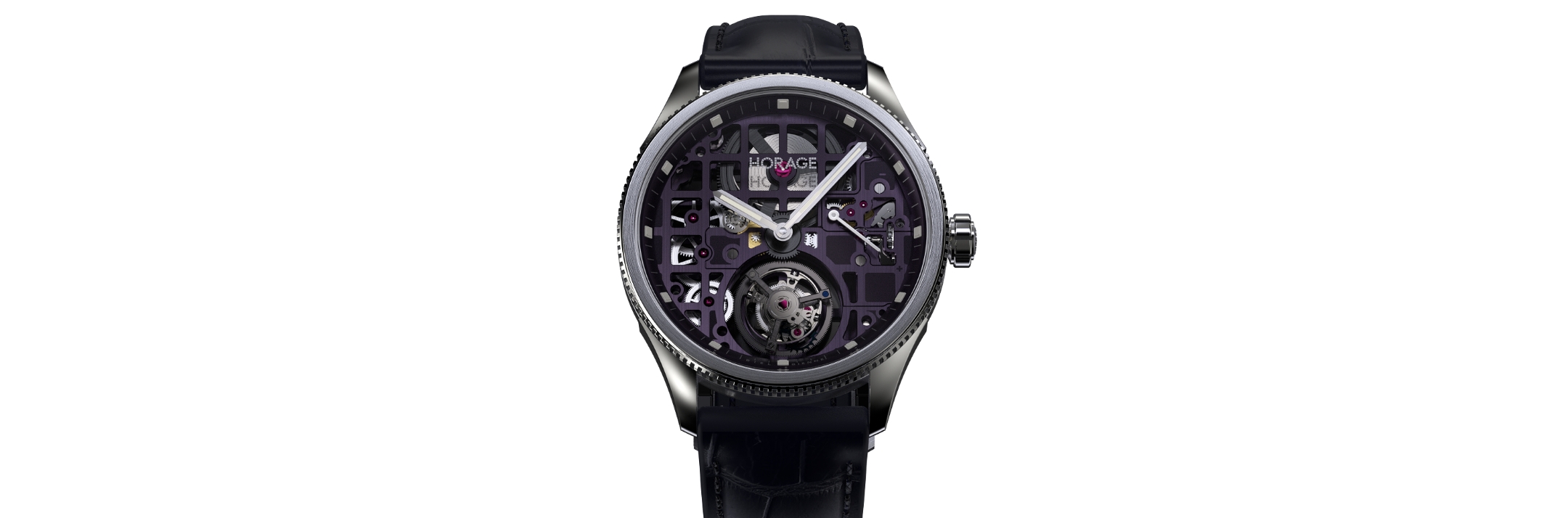 Horage Relik Tourbillon 3 Skeleton: Precision Purple version