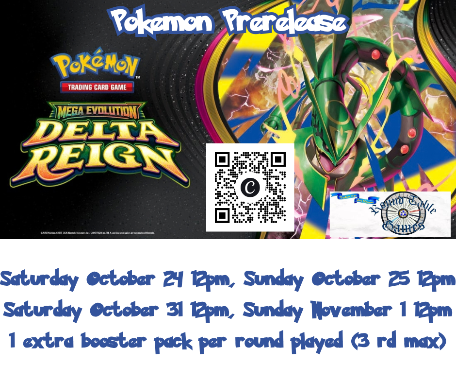Pokemon Delta Reign Prerelease at Round Table Games