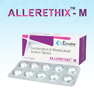 Best Fexofenadine Hydrochloride & Montelukast Sodium Tablets Manufacturer, Exporter & Supplier in India