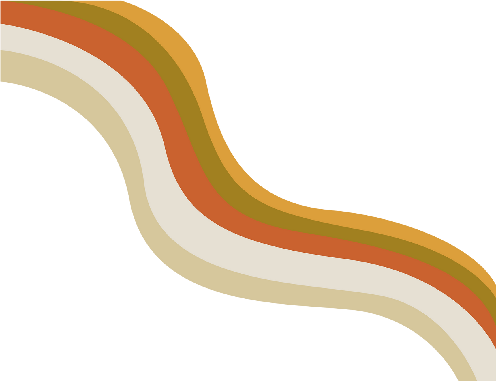 retro rainbow clipart