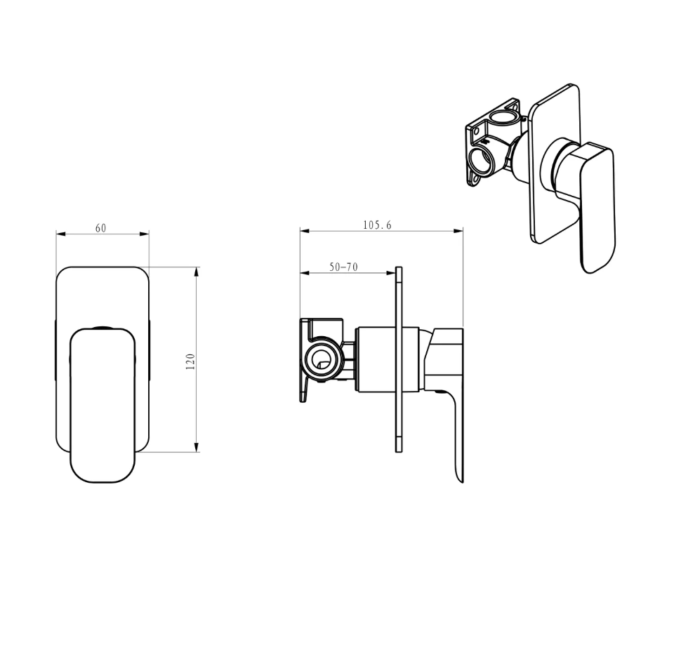 Thumbnail: Oskar Shower Mixer (From $159)