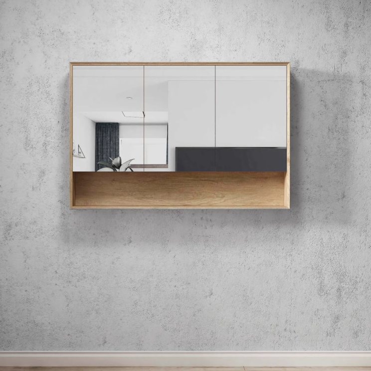 Byron Natural Oak Shaving Cabinet (From $460)