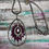 Thumbnail: Teardrop Fuschia Bling Necklace