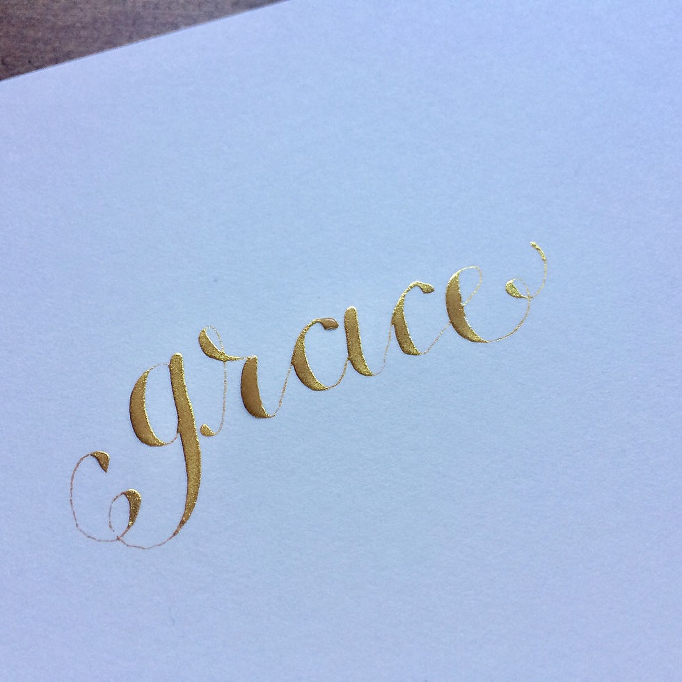 Thumbnail: Customizable calligraphed journal- craft paper