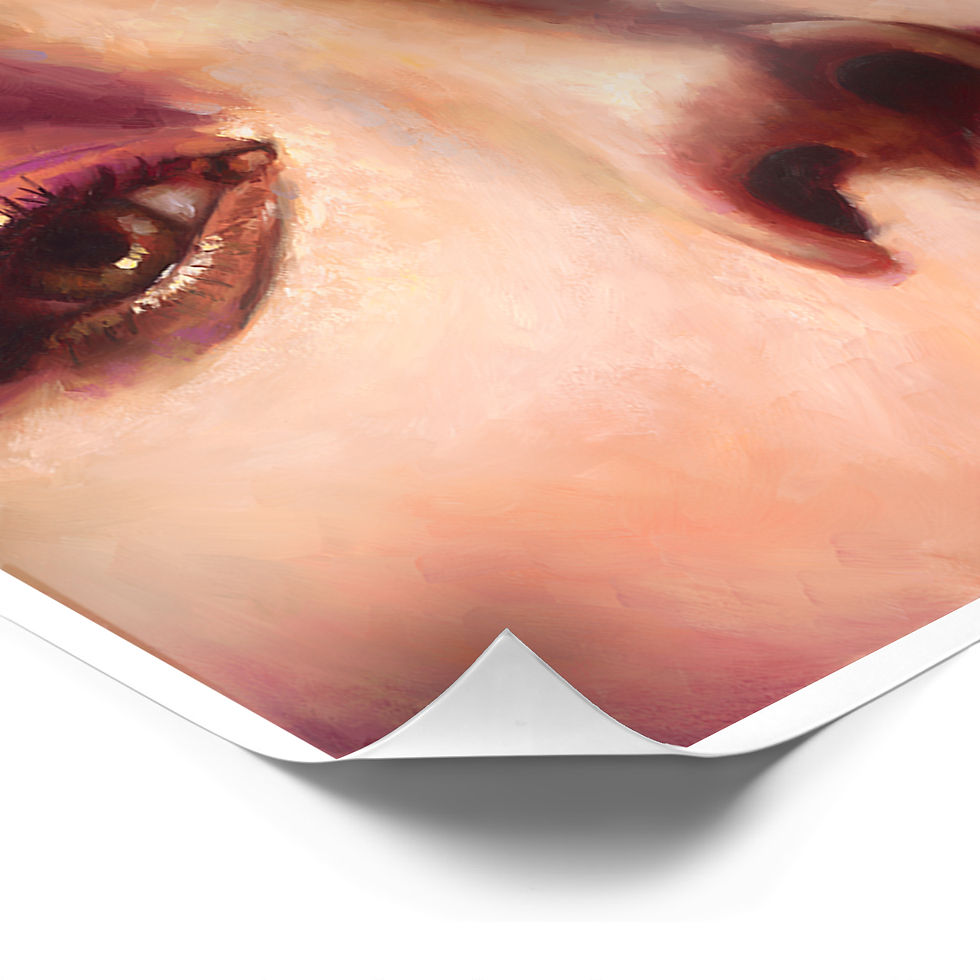 Thumbnail: 14" x 9" Strawberry Blond Glossy Photo Print