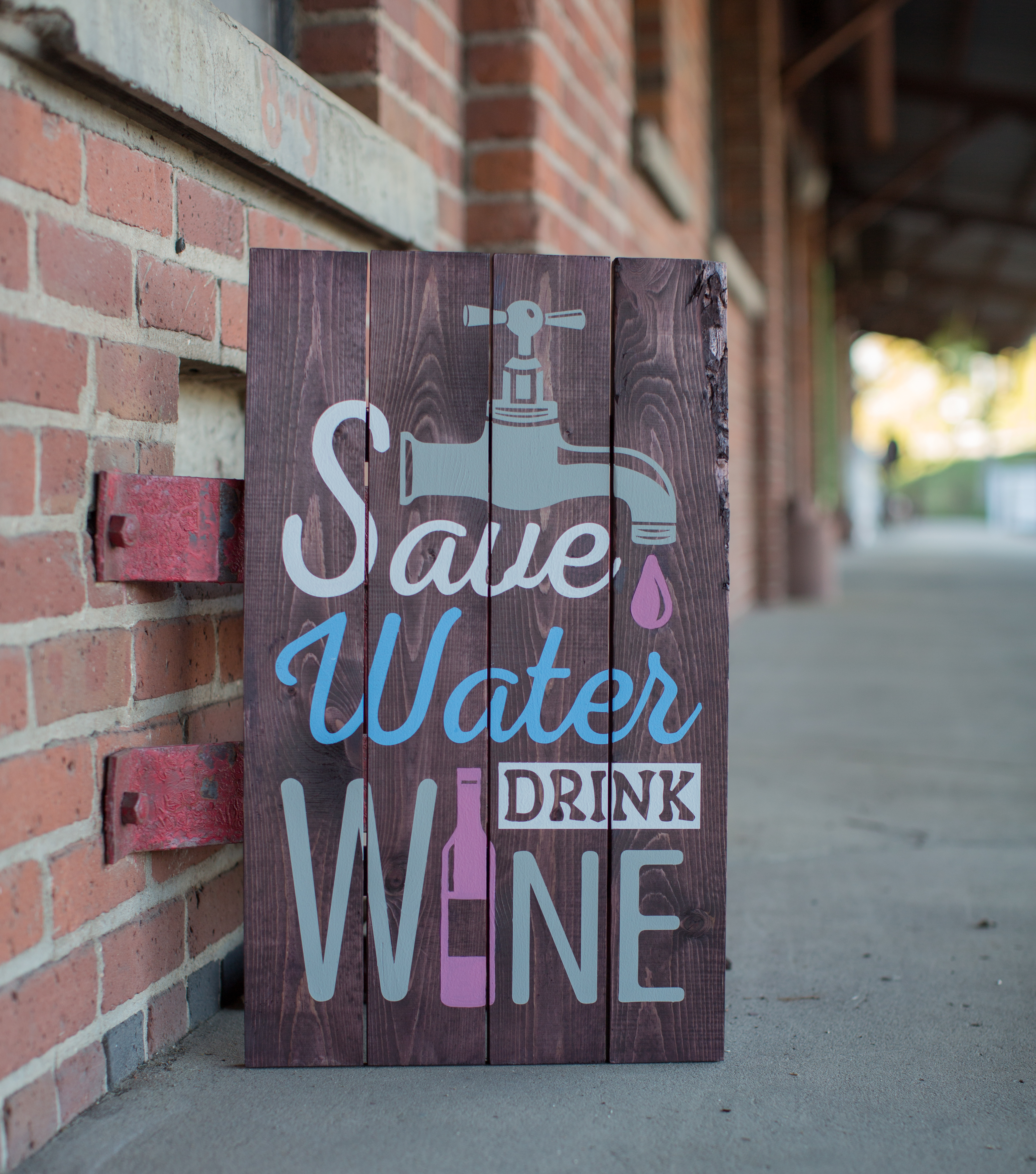 35) Save Water Drink Wine