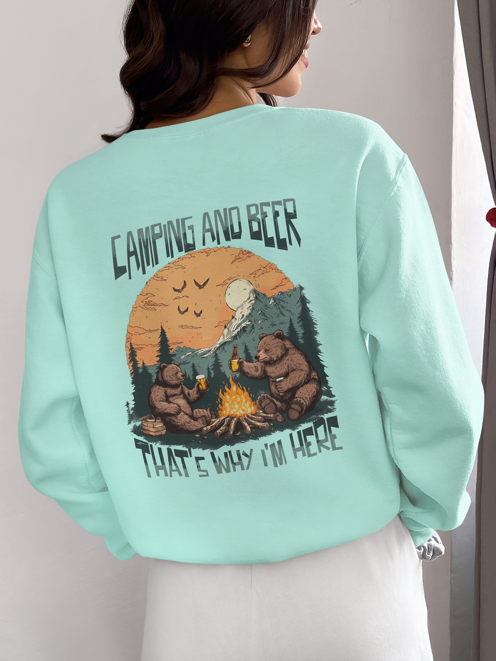 Camping - Oversized Sweatshirt