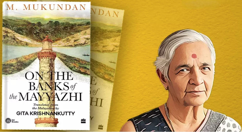 Photo credit: The Federal. Gita Krishnankutty, one of India’s foremost literary translators, first brought Mayyazhippuzhayude Theerangalil into English in the 1990s.