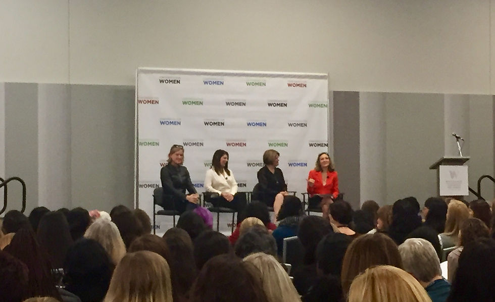 L to R, Vivienne Ming, Diane Brainard, Meredith Krause, Therese Huston