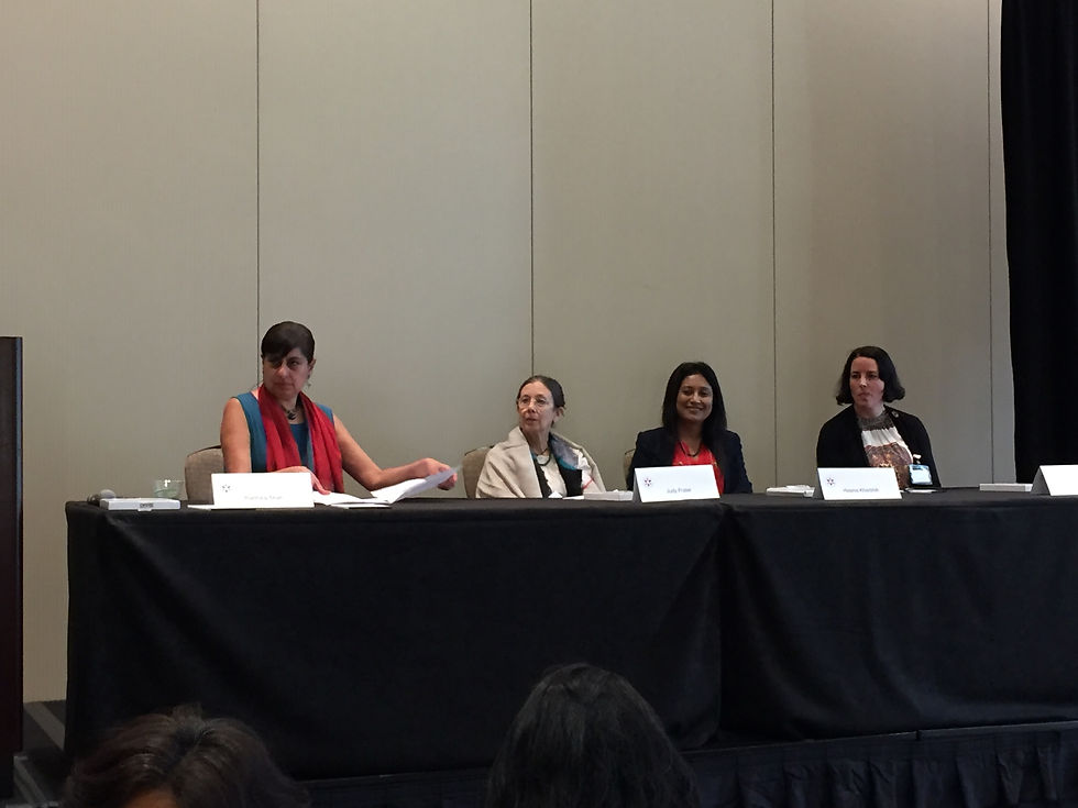 Radhika Shah, Judy Frater, Hasina Kharbih, Sarah Henry