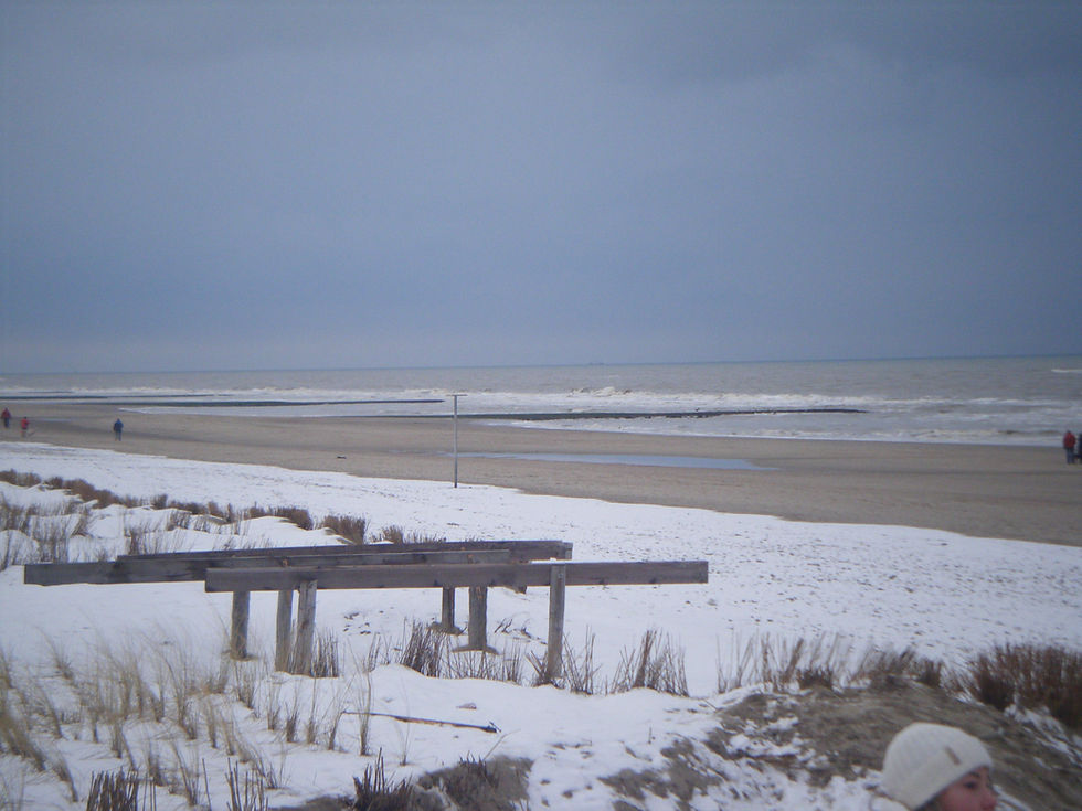 Strand im Winter