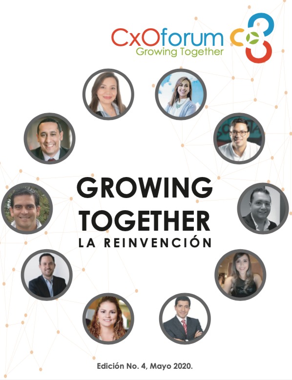 Portada de la revista Growing Together, edición No. 4: Growing Together: La Reinvención