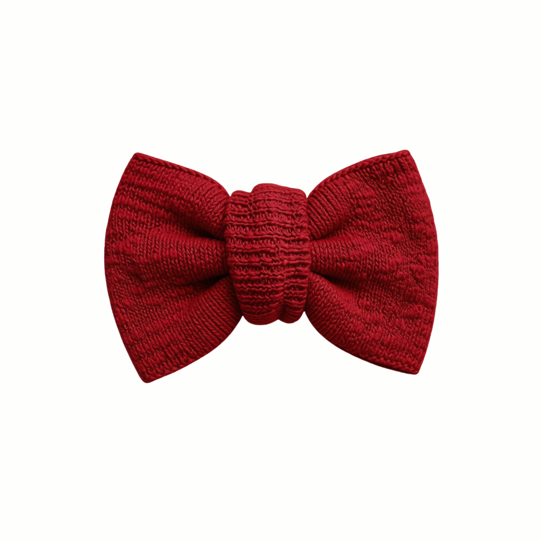 Christmas - Red Knitted Bow