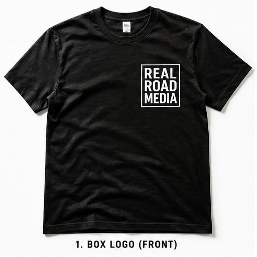 REAL ROAD Signature Box Tee 🖤