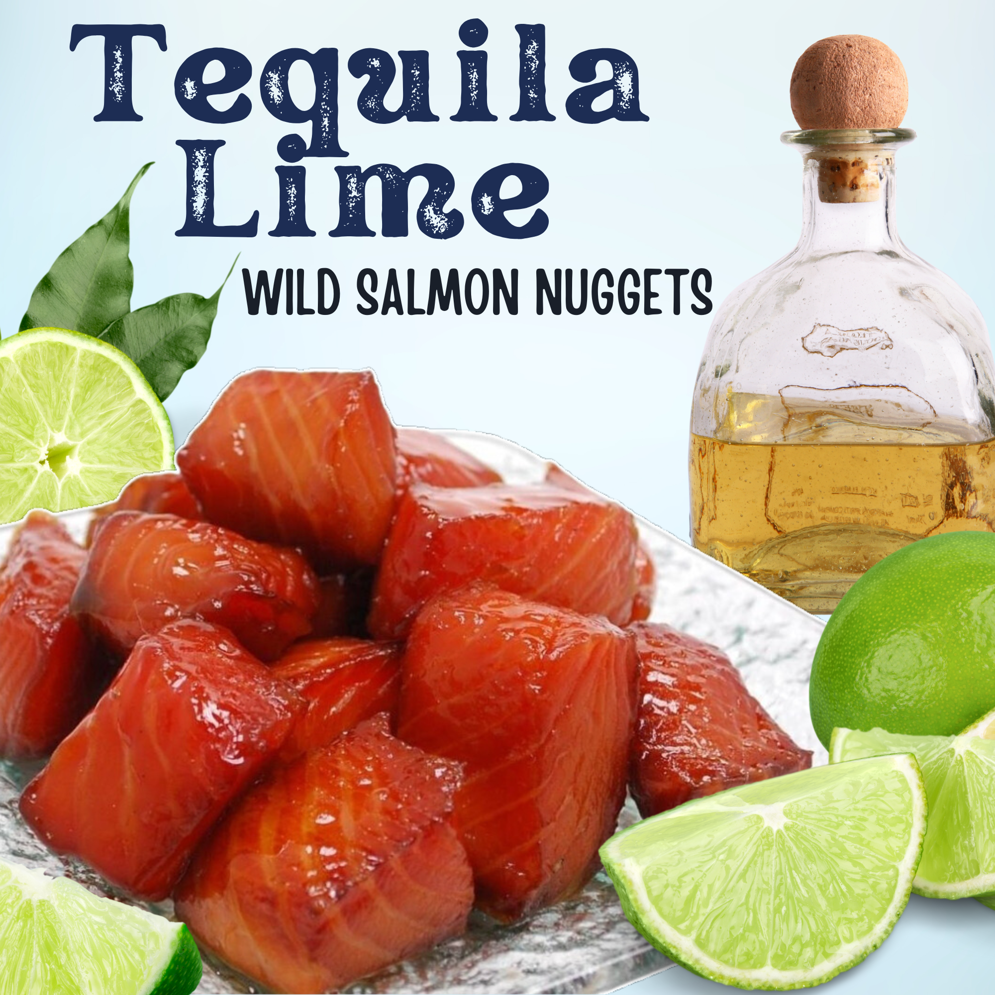 Tequila Lime Wild Salmon Nuggets (1 x 500g) @ $36.00 each