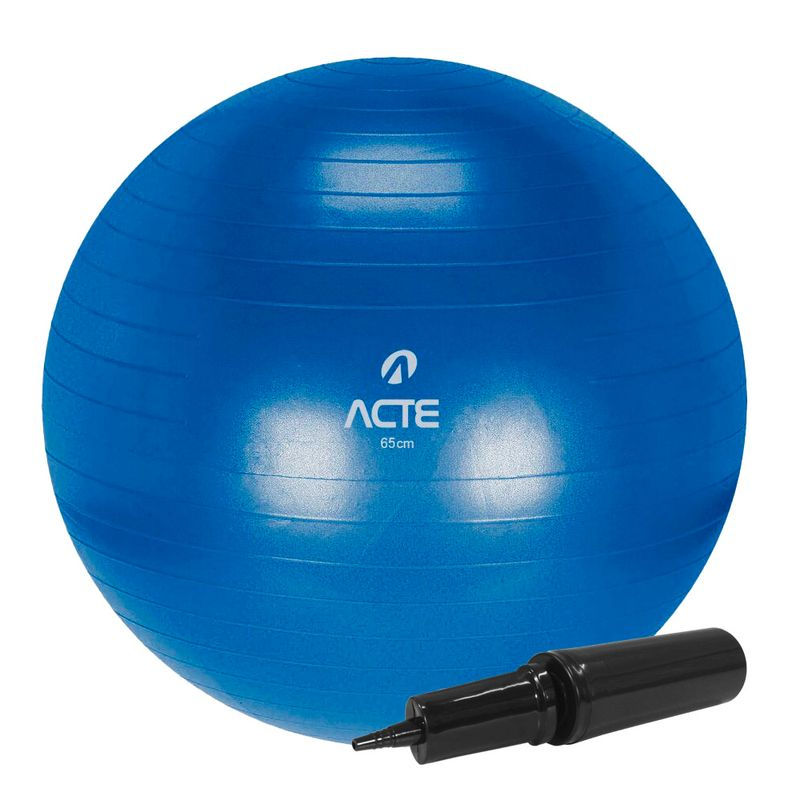 GYM BALL 65CM AZUL ACTE