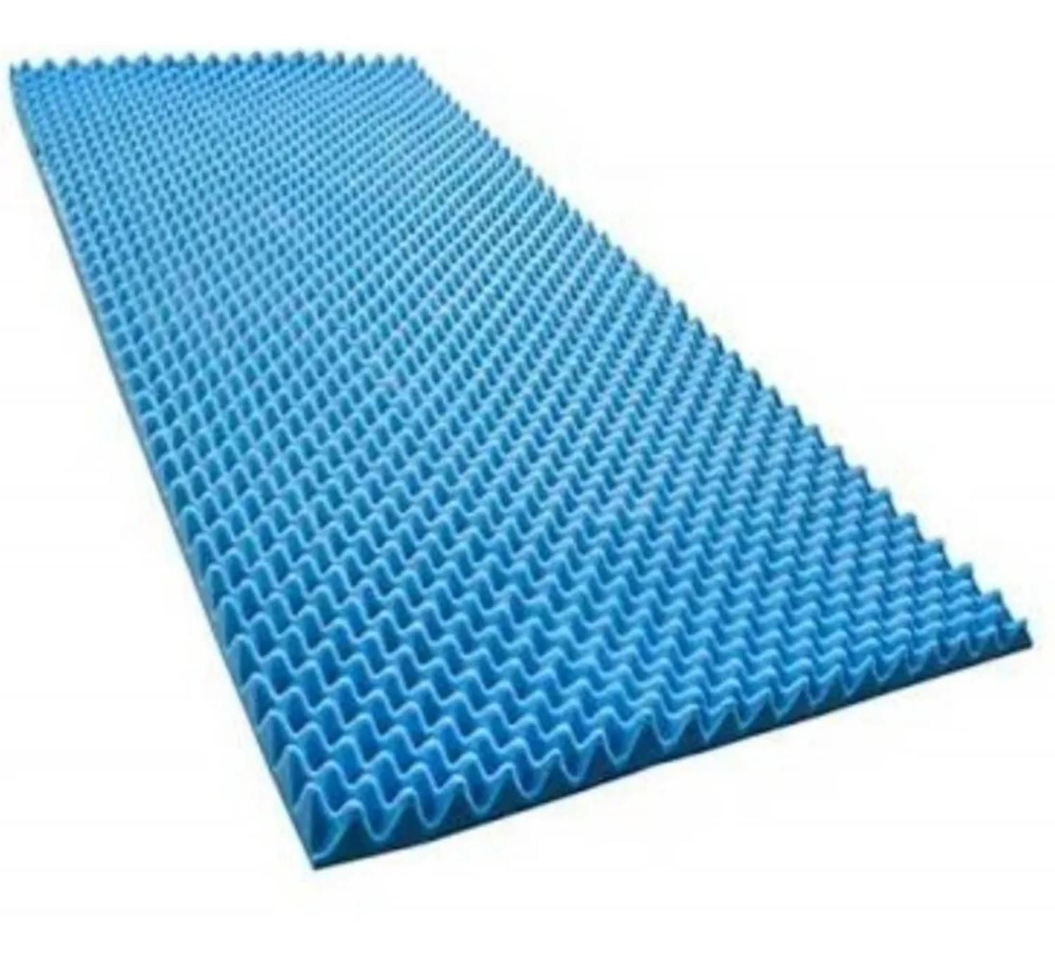 COLCHÇO CAIXA DE OVO ESPUMA DS-28 - AZUL