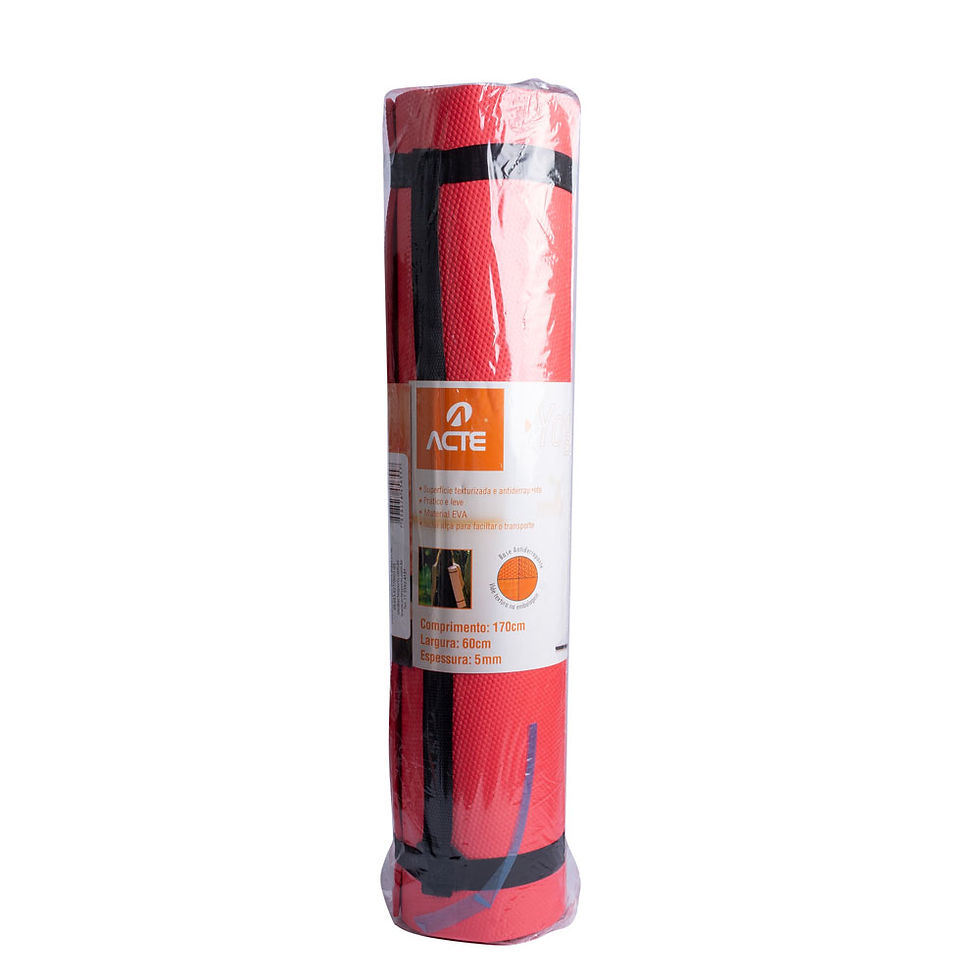 YOGA MAT EM EVA VERMELHO ACTE
