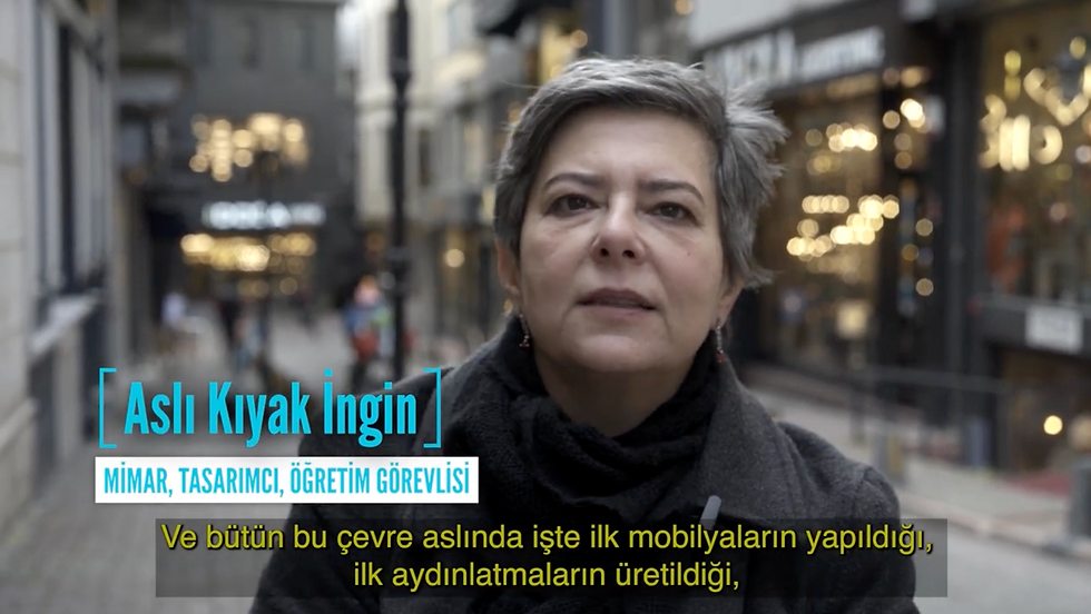 Beyoğlu Symphony First Film - Interview, Aslı Kıyak İngin 