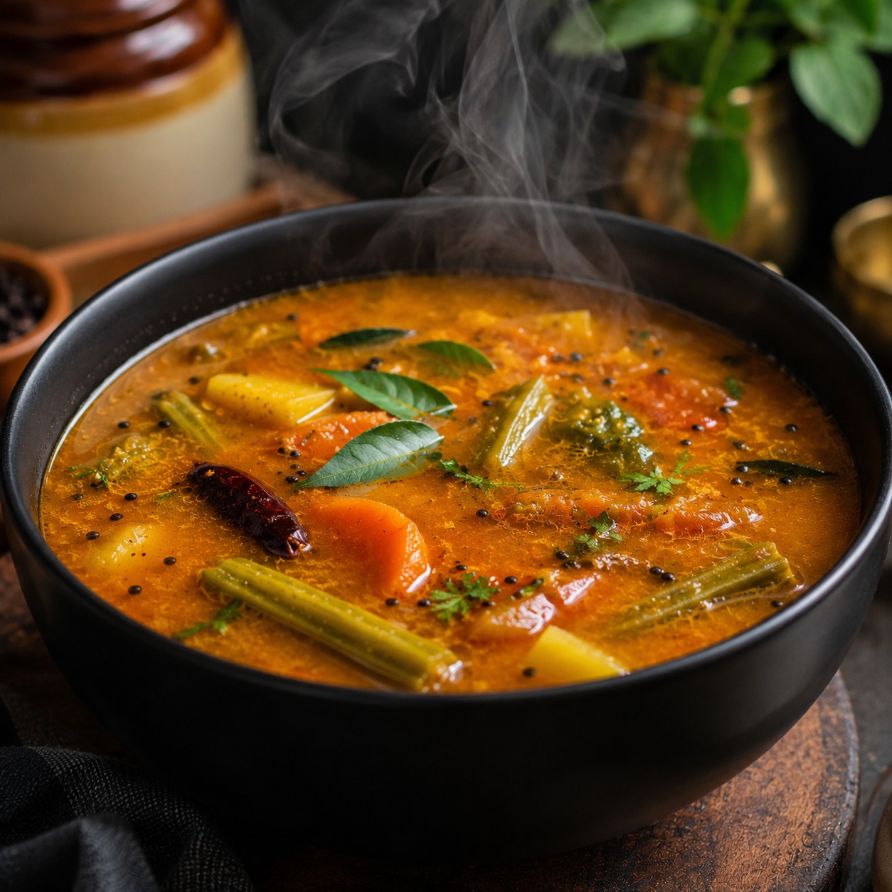 Fresh Sambar made from Fresh KokoFresh Sambar Powder
